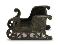 7" Black Christmas Sleigh Contemporary Handmade Tabletop Decor -Ornaments Store dcri 5363bk 4 38300.1587644249