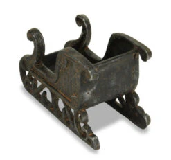 7" Black Christmas Sleigh Contemporary Handmade Tabletop Decor -Ornaments Store dcri 5363bk 5 45528.1587644249