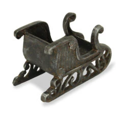 7" Black Christmas Sleigh Contemporary Handmade Tabletop Decor -Ornaments Store dcri 5363bk 6 65837.1587644249