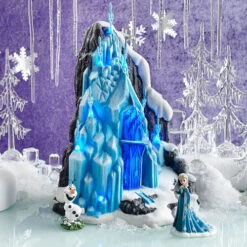 Department 56 12" Pre-Lit Blue And White Disney Frozen Elsa Ice Palace Christmas Tabletop Decor 7 Department 56 12" Pre-Lit Blue And White Disney Frozen Elsa Ice Palace Christmas Tabletop Decor -Ornaments Store dept 56204048962 3 17244.1599268856