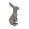 ESSCHERT DESIGN 19.25" Gray Solid Contemporary Bunny With Ears Up Outdoor Garden Statue -Ornaments Store desda20zyct215 1 14396.1594767182