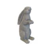 ESSCHERT DESIGN 18" Gray Solid Contemporary Bunny With Ears Down Outdoor Garden Statue -Ornaments Store desda zyct214 40794.1588411394