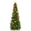 7.5' Pre-Lit Gold And Red Artificial Christmas Tree – Clear LED Lights -Ornaments Store dezy2018 et hist 55 50921.1664379970