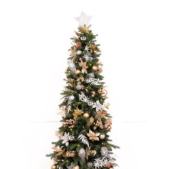 7.5' Pre-Lit Pre-Decorated Gold And Silver Artificial Christmas Tree – Clear LED Lights 10 7.5' Pre-Lit Pre-Decorated Gold And Silver Artificial Christmas Tree – Clear LED Lights -Ornaments Store dezy2018 et met 75 3 70666.1587644114