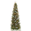 7.5' Pre-Lit Pre-Decorated Gold And Silver Artificial Christmas Tree – Clear LED Lights -Ornaments Store dezy2018 et met 75 36046.1587644114
