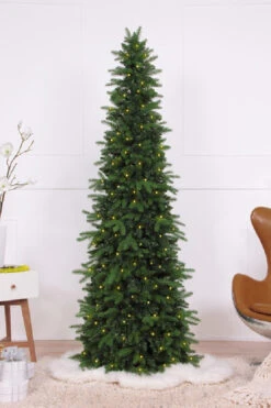 5.5’ Pre-Lit Natural Artificial Christmas Tree – Warm White LED Lights -Ornaments Store dezy2018 et nat 55 3 64688.1588371436