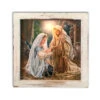 8" White And Beige LED Lighted Holy Family Christmas Square Shadow Box Decoration - 33816905 -Ornaments Store dglow a1004 1 64463.1587644276