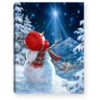 8" White And Red Christmas Snowman Lighted Tabletop Decor -Ornaments Store dglow a1031 1 19560.1588414340