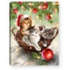 8" Green And Red Christmas Kittens Lighted Tabletop Decor -Ornaments Store dglow a1043 1 57650.1587644276