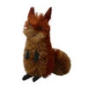 6.5" Bristle Brush Whimsical Handcrafted Brown Fox Sitting - 33479705