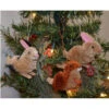 3.5” Brown Whimsical Bristle Brush Handcrafted Rabbit Hanging Ornament Assortment - 33479717 -Ornaments Store dgold brushor09 99002.1588344308