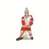6.5" Red And White Hockey Player Hand Blown Glass Hanging Figurine Ornament -Ornaments Store dgold cobanec127 33515.1588344304
