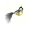 5.63" Gray And Gold Chickadee Bird With Feather Tail Hand Blown Glass Hanging Figurine Ornament 1 5.63" Gray And Gold Chickadee Bird With Feather Tail Hand Blown Glass Hanging Figurine Ornament -Ornaments Store dgold cobanec305 74117.1588370992