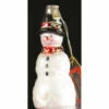 4.5" Red And White Rustic Snowman Christmas Hanging Ornament -Ornaments Store dgold cobanec328 19106.1588344311