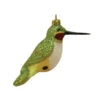 3.5" Green And Yellow Hummingbird Hand Blown Glass Hanging Figurine Ornament -Ornaments Store dgold cobanec344 94672.1588354453