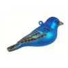 4.5" Indigo Bunting Bird Hand Blown Glass Hanging Figurine Ornament -Ornaments Store dgold cobanec348 63168.1588354462