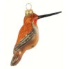 4” Orange And Gold Rufous Hummingbird Hand Blown Glass Hanging Figurine Ornament 2 4” Orange And Gold Rufous Hummingbird Hand Blown Glass Hanging Figurine Ornament -Ornaments Store dgold cobanec417 91995.1588362119