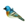 4.5" Blue And Green Lapis Lazuli Bunting Hanging Glass Ornament - 33479888 -Ornaments Store dgold cobanec431 69365.1588362128