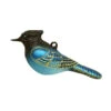 4.5 Blue And Black Stellar Jay Hanging Glass Ornament - 33479889 -Ornaments Store dgold cobanec432 57773.1588355651