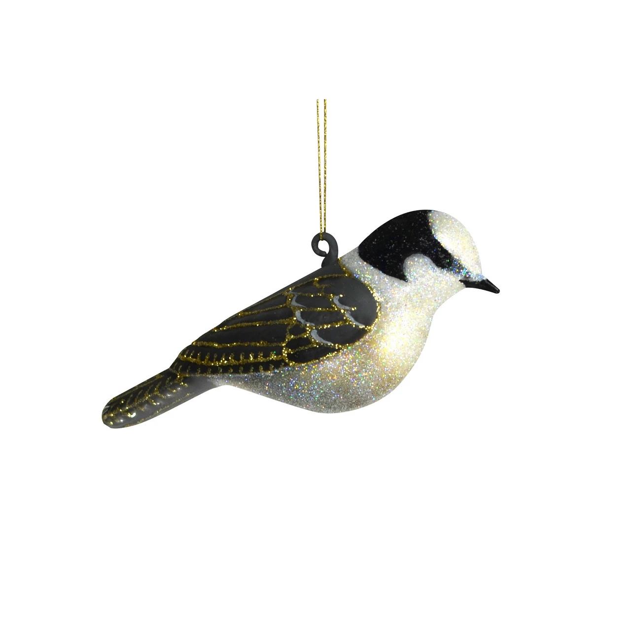 4.5 Glittery Silver And Gray Jay Hanging Glass Ornament - 33479890 3 4.5 Glittery Silver And Gray Jay Hanging Glass Ornament - 33479890