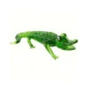 4" Green Alligator Art Glass Animal Figurine - 33480165