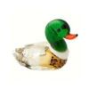 2.75" Beige And Green Duck Art Glass Animal Figurine - 33480168 -Ornaments Store dgold ma 060 72334.1588354476