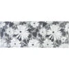 1.75' X 4.5' Wildflowers Gray White And Gray Rectangular Area Throw Rug