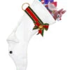 22.5" Red And White Greyhound Dog Christmas Stocking -Ornaments Store dhhs hh08 1 86445.1587644260