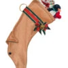 22.5" Red And Brown Greyhound Dog Christmas Stocking 2 22.5" Red And Brown Greyhound Dog Christmas Stocking -Ornaments Store dhhs hh10 1 67119.1587644260