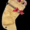21.5" Beige Golden Retriever Dog Christmas Stocking