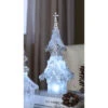 Set Of 2 Clear Narrow Church Christmas LED Lighted Tabletop Decor 10.75" -Ornaments Store dice 98431 05480.1588406049