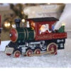 Set Of 2 Red And Black Small Steam Locomotive Engine LED Lighted Tabletop Decor 5.5" -Ornaments Store dice 99164 16817.1587645153