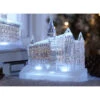 Set Of 2 Clear Cathedral Churches Perspective Led Lighted Tabletop Decor 9.25" -Ornaments Store dice 99990 17647.1587645155