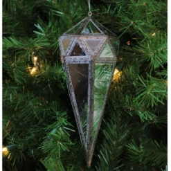 Northlight 10.5" Silver And Clear Mirrored Geometric Framed Drop Christmas Ornament -Ornaments Store djnbciwdd2hg8jf4u7rrqgxoblsnjvxq 10542.1588370951