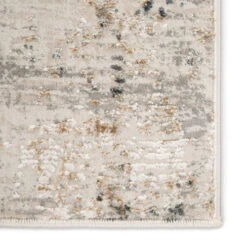 Christmas Central 8.8' X 11.75' Ivory And Gray Abstract Rectangular Area Throw Rug -Ornaments Store djri rug142979 4 12906.1587644951