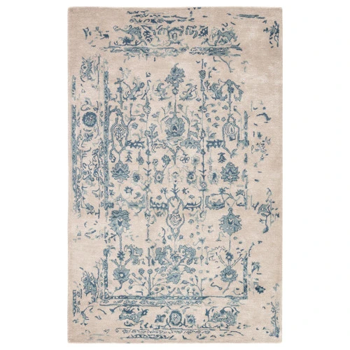 Christmas Central 9' X 12' Gray And Blue Oriental Handmade Rectangular Area Throw Rug 3 Christmas Central 9' X 12' Gray And Blue Oriental Handmade Rectangular Area Throw Rug