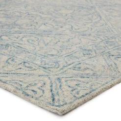 Christmas Central 5' X 8' Blue And Gray Carmen Hand Tufted Wool Area Throw Rug -Ornaments Store djri rug145482 2 34968.1664466677
