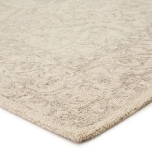 Christmas Central 8' X 10' Gray And Beige Lena Hand Tufted Wool Rectangular Area Throw Rug 7 Christmas Central 8' X 10' Gray And Beige Lena Hand Tufted Wool Rectangular Area Throw Rug - Image 5
