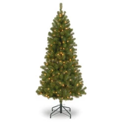 7’ Pre-Lit Canadian Grande Fir Artificial Christmas Tree – Clear Lights