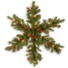 Christmas Central 32" Pre-Lit Spruce Snowflake Berries And Pine Cones Artificial Christmas Wreath - LED Lights 2 Christmas Central 32" Pre-Lit Spruce Snowflake Berries And Pine Cones Artificial Christmas Wreath - LED Lights -Ornaments Store dnat20cw7 306 32sb4 1 16063.1587642911