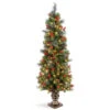 Christmas Central 5' Pre-lit Potted Crestwood Spruce Medium Artificial Christmas Tree – Clear Lights -Ornaments Store dnat20cw7 306 50 67775.1588356106