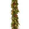 Christmas Central 6' X 12" Pre-Lit Decorative Collection Juniper Mix Pine Artificial Christmas Garland - Warm White LED Lights -Ornaments Store dnat20dc13 113l 6b 1s 24779.1664293524