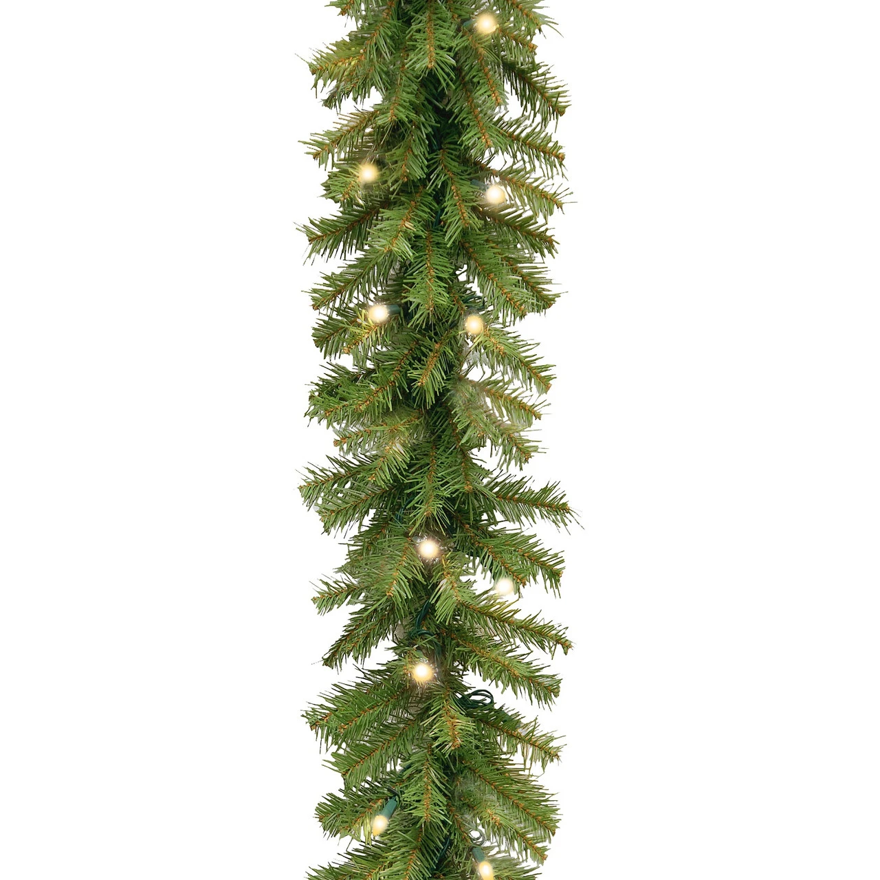 9' X 10" Pre-Lit B/O Norwood Fir Artificial Christmas Garland – Dual-Color LED Lights 3 9' X 10" Pre-Lit B/O Norwood Fir Artificial Christmas Garland – Dual-Color LED Lights