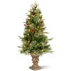 Christmas Central 4' Pre-lit Potted Colonial Entrance Artificial Christmas Tree, Clear Lights -Ornaments Store dnat20peco4 306 40 13529.1588344911