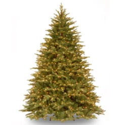 Christmas Central 6.5’ Pre-Lit Nordic Spruce Artificial Christmas Tree, Clear Lights