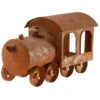 14” Metal Train Lawn Ornament And Candleholder