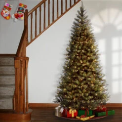 Christmas Central 7' Pre-Lit Aspen Spruce Artificial Christmas Tree, White Lights 6 Christmas Central 7' Pre-Lit Aspen Spruce Artificial Christmas Tree, White Lights -Ornaments Store dnat ap7 300 70 2 15561.1631812949