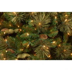 Christmas Central 6.5 Ft. Carolina Pine Slim Tree With Clear Lights -Ornaments Store dnat cap3 330 65 3 87473.1670489770