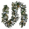 9' X 14" Pre-Lit Ornament Embellished Artificial Christmas Garland - Clear Lights -Ornaments Store dnat dc13 309 9c 1 82259.1587645159