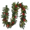 Christmas Central 9' X 14" Pre-Lit Pine Cones And Berry Embellished Artificial Christmas Garland - Clear Lights -Ornaments Store dnat dc13 310 9c 1 62247.1587645162